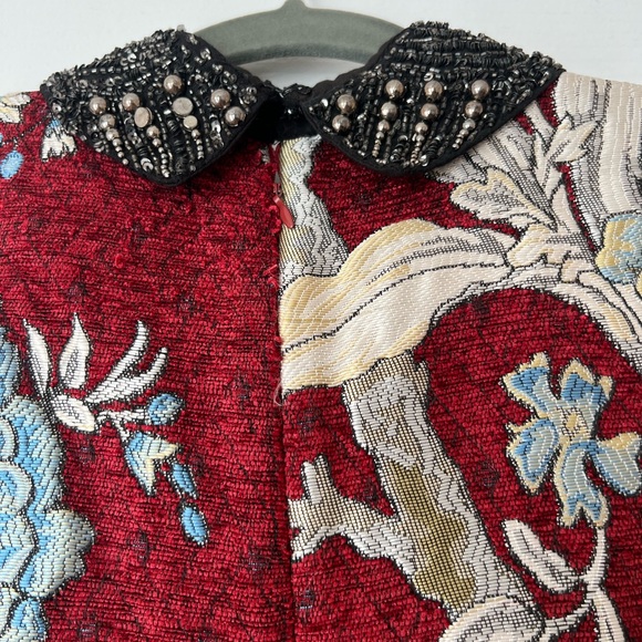 Red mini dress with detailed embroidery - Picture 5 of 8